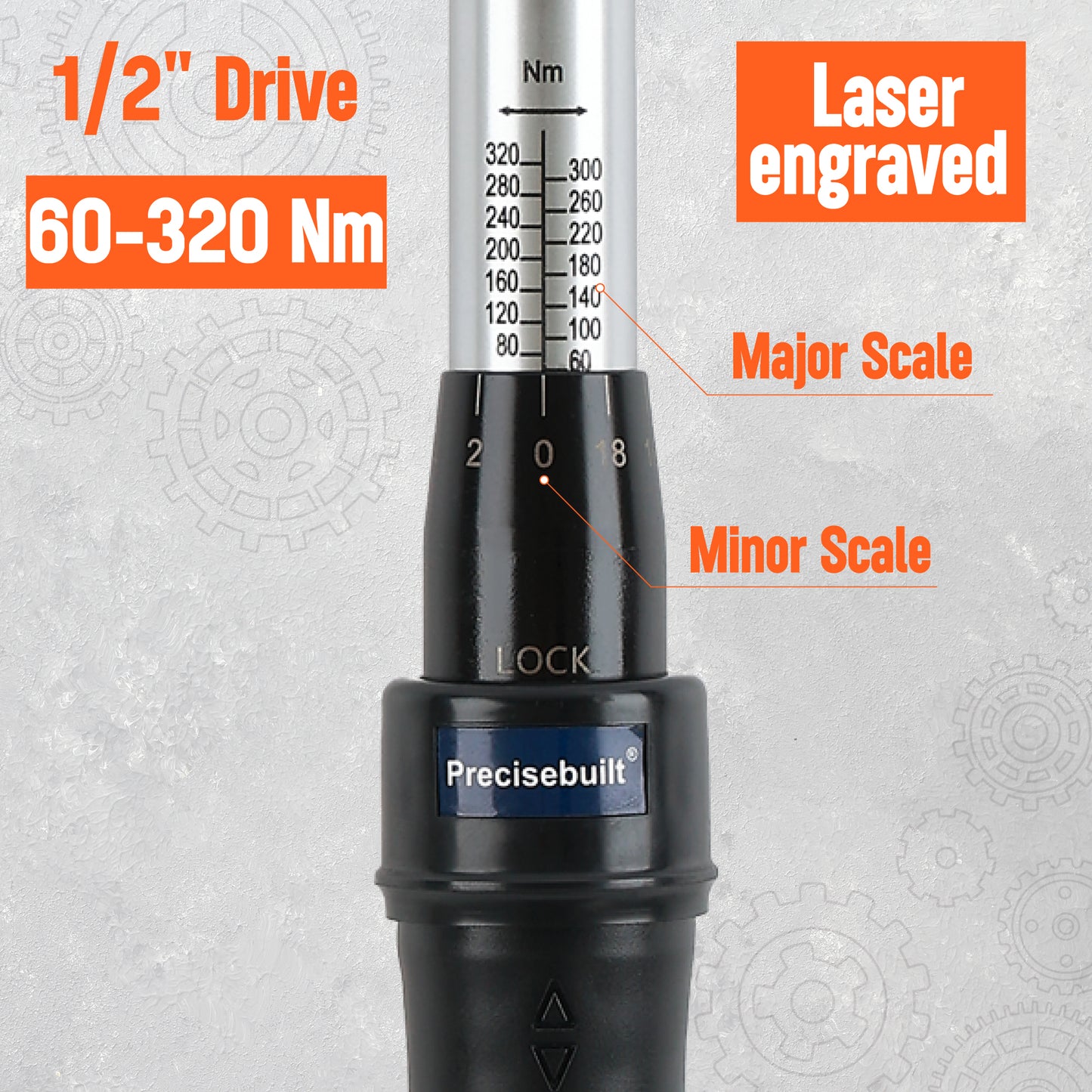 1/2" Drive 320 Nm Click Tech Torque Wrench